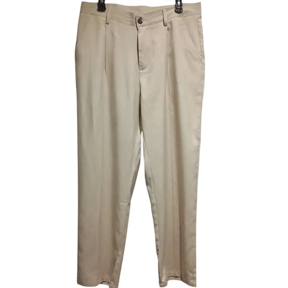BNWT Manfinity Men's Beige Pleated Dress Trousers - Picture 3 of 7